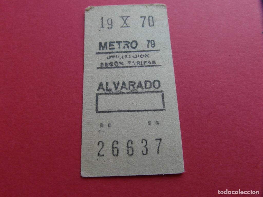 Collezionismo Biglietti di trasporto: REFMM01 - METRO MADRID - BILLETE METRO MADRID - ALARADO 79 - MODELO RECTANGULO