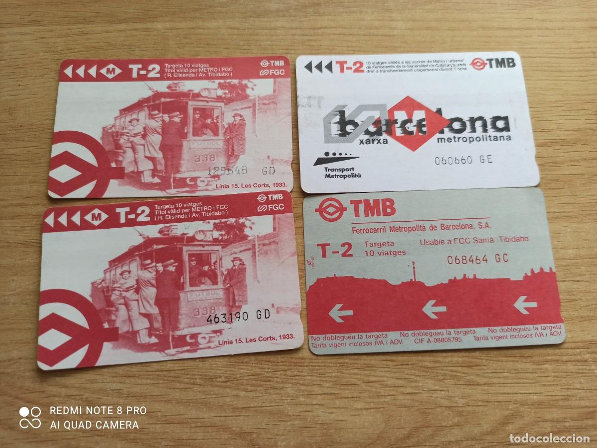 Sammeln von Fahrkarten: Lote Z1. Tarjetas multiviaje Barcelona