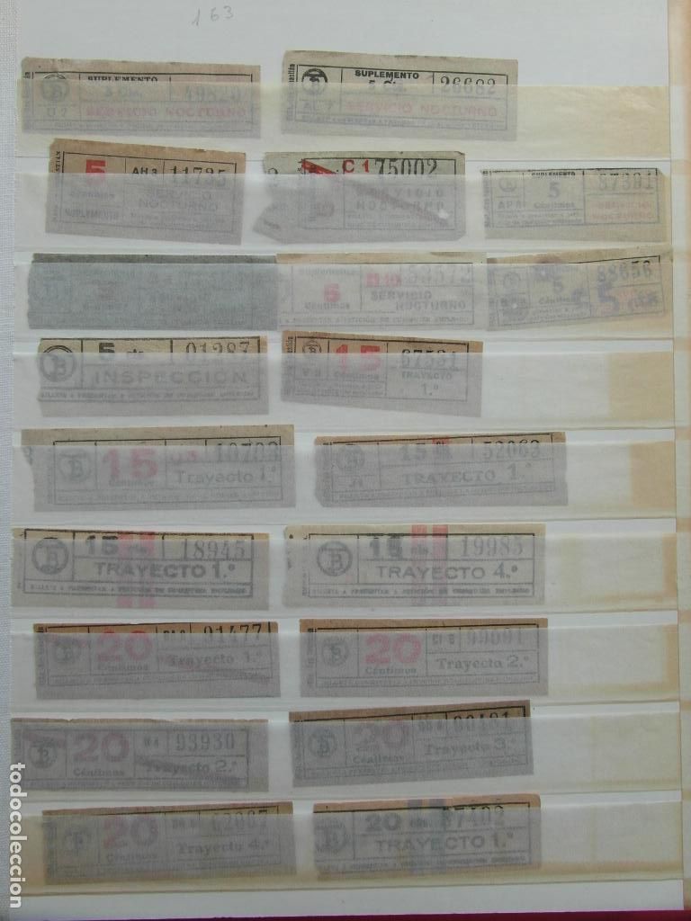 Collectionnisme Billets de transport: COLECCION 408 BILLETES DIFERENTES CLASIFICADOS POR COLECCIONISTA - TRANVIAS BARCELONA LEE INTERIOR