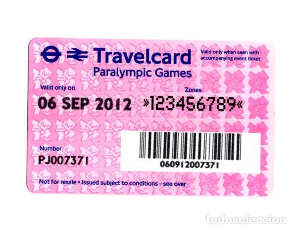 Collectionnisme Billets de transport: BILLETE TRAVELCARD PARAL&Iacute;MPICOS LONDRES 2012. REVERSO OFICIAL, TRANSPORT FOR LONDON.
