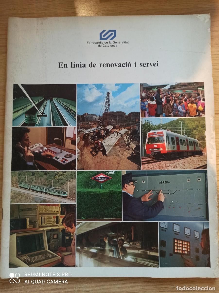 Coleccionismo billetes de transporte: Revista ferrocarrils Generalitat catalunya