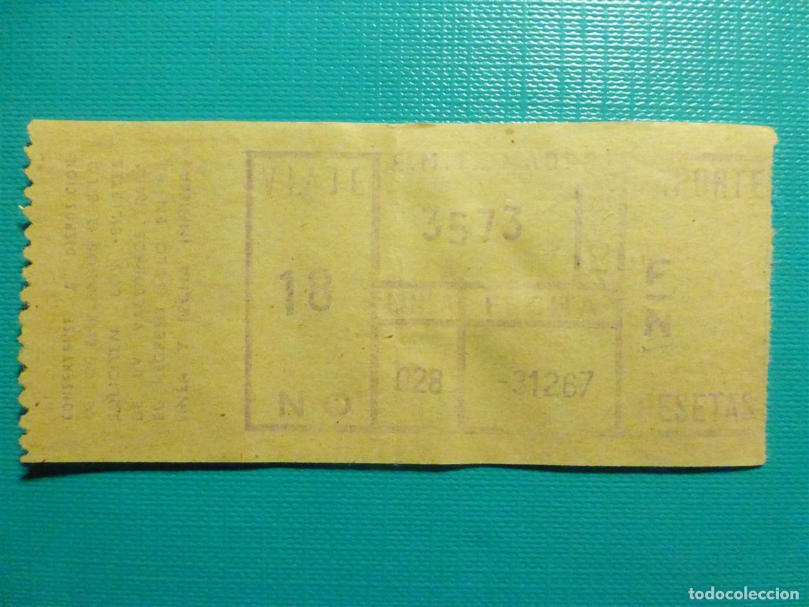 Coleccionismo billetes de transporte: BILLETE DE TRANSPORTE - AUTOBUS - Bus EMT - MADRID - LINEA 28 - A&Ntilde;O 1968