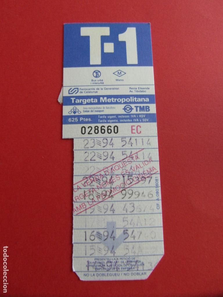Coleccionismo billetes de transporte: TARJETA RESISTIVA - Ref: COL_RESISTIVA - COL_RES_RR - 625 PESETAS TARJETA PUBLICITARIA VER FOTOS