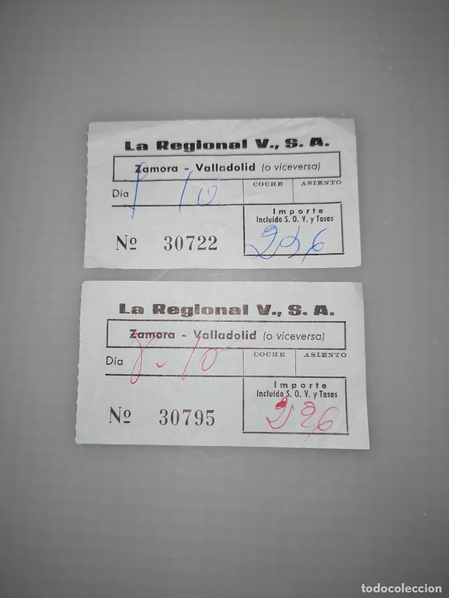 Collectables Transport Tickets: Billetes antiguos de transporte Zamora Valladolid