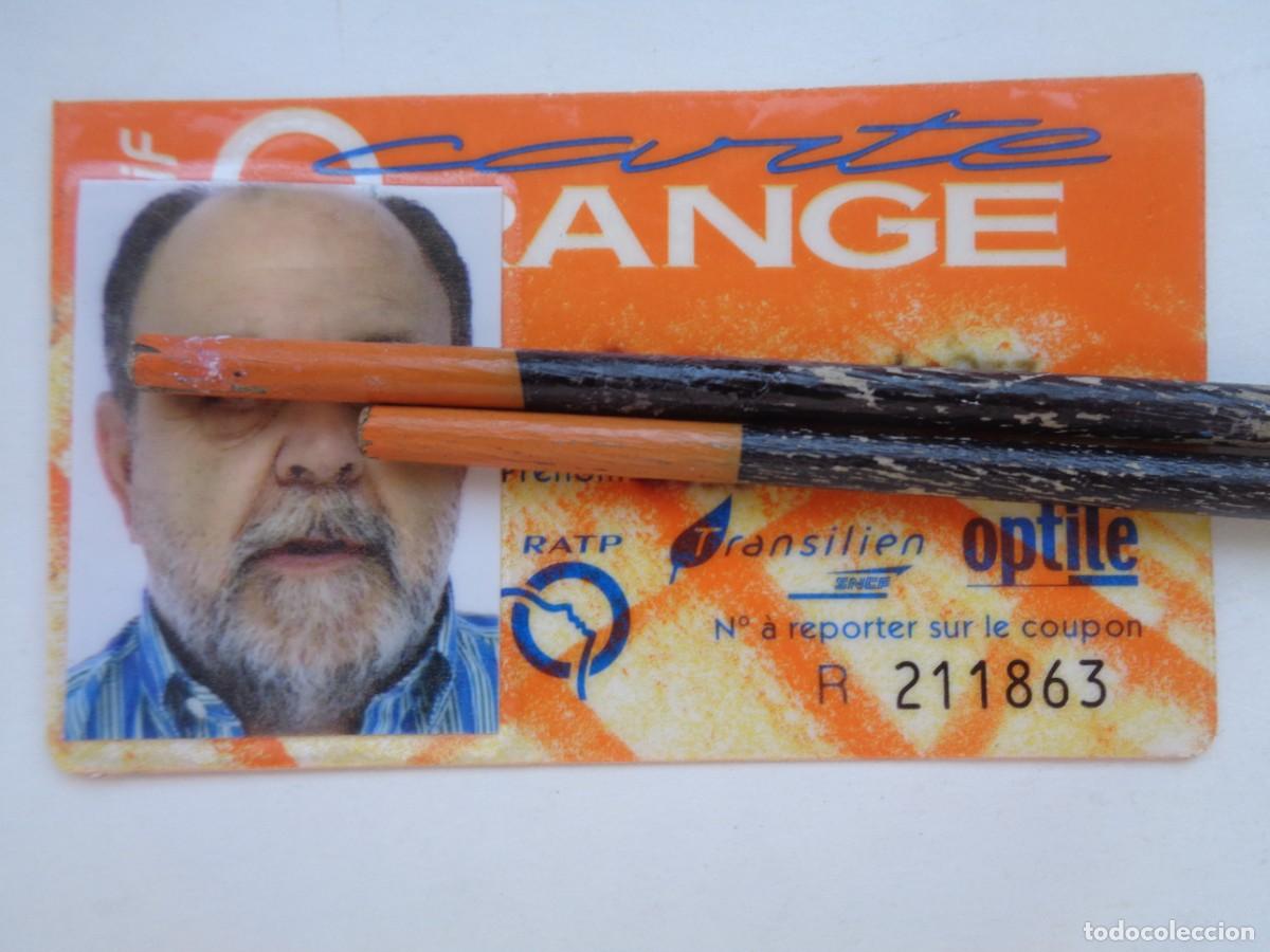 Colecionismos Bilhetes de Transporte: TARJETA DE USUARIO DE TRANSPORTES DE LA ZONA METROPOLITANA DE PARIS ( FRANCIA )
