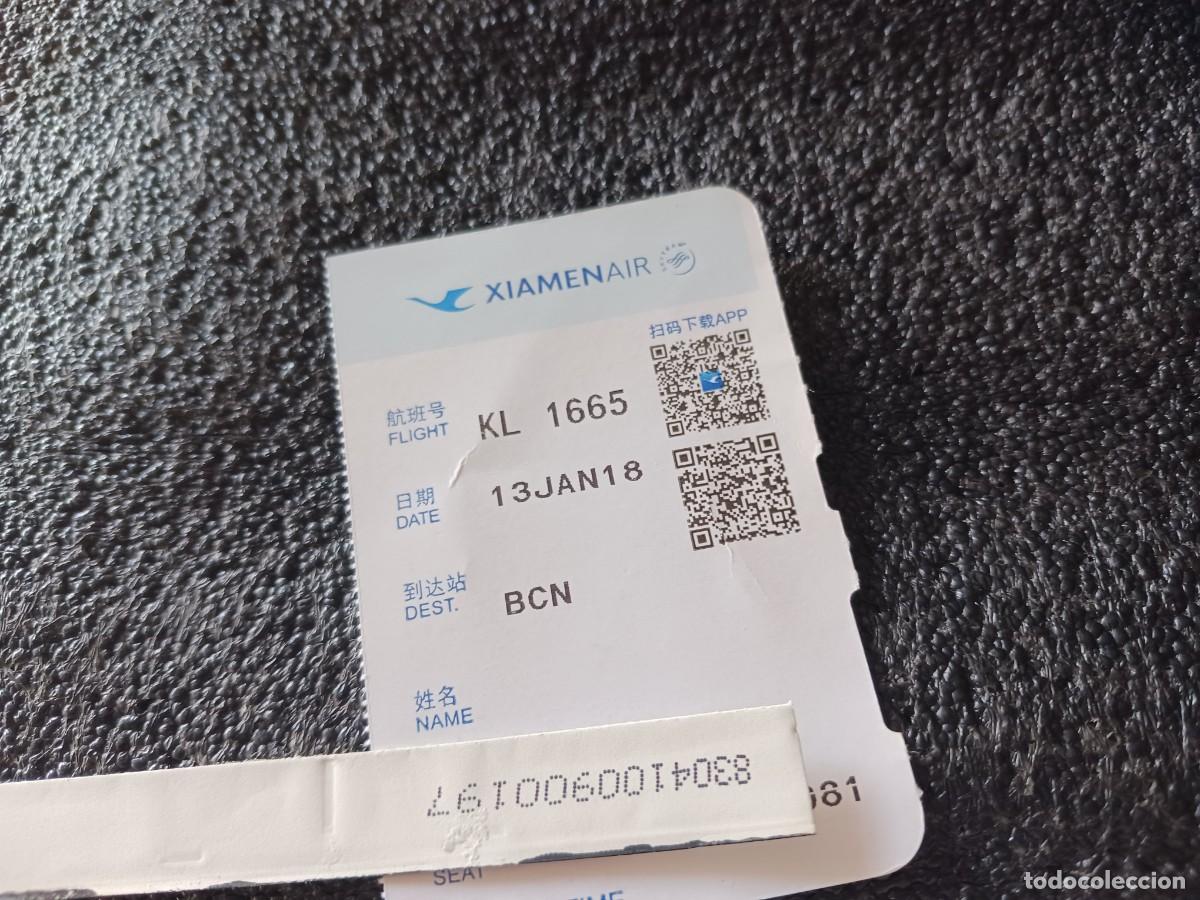Coleccionismo billetes de transporte: tarjeta de embarque de china, xiamenair