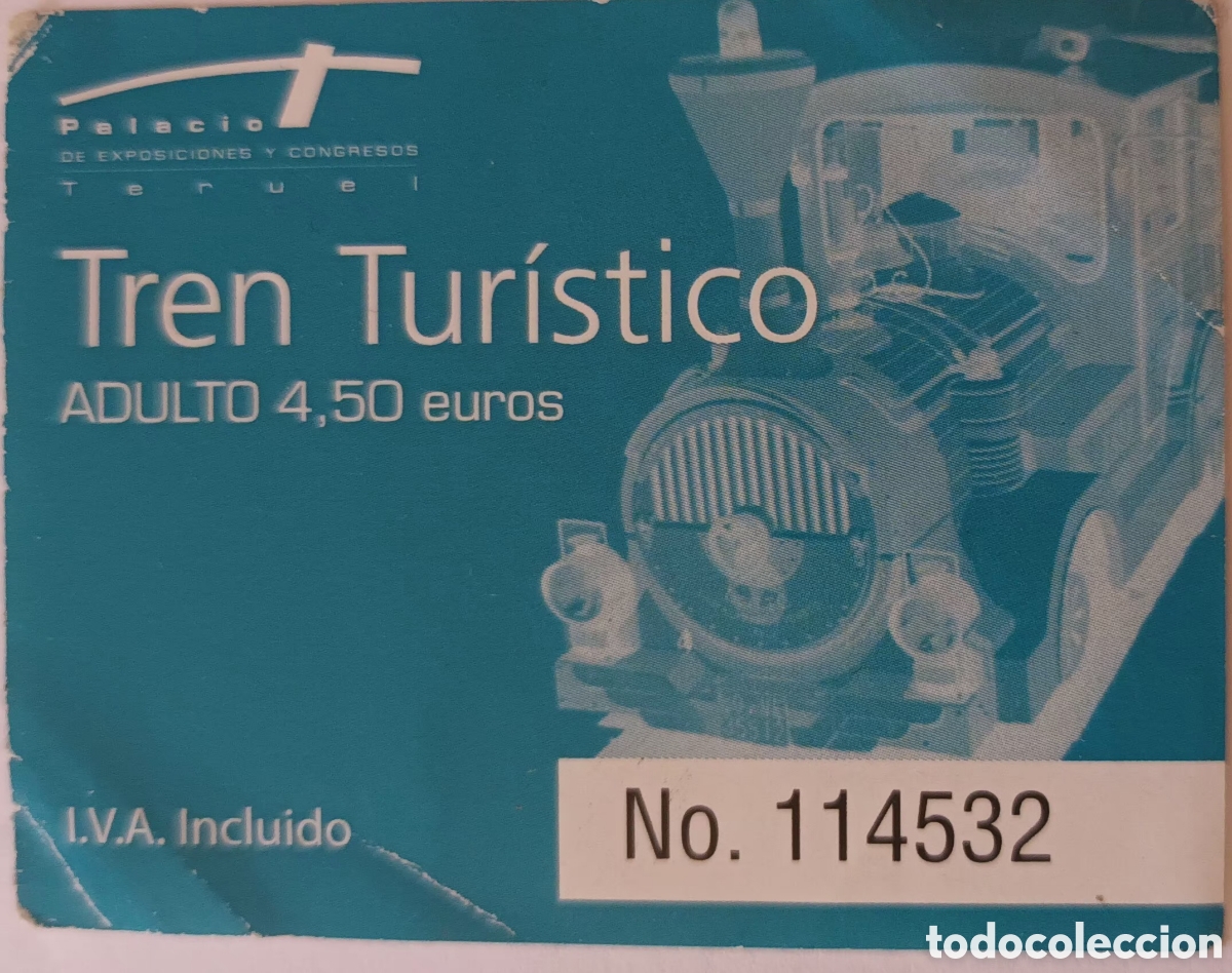 Coleccionismo billetes de transporte: BILLETE TREN TUR&Iacute;STICO DE TERUEL