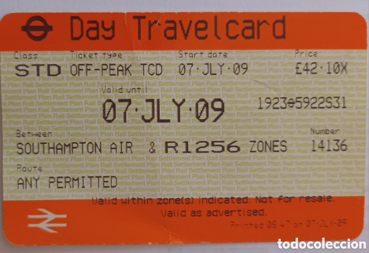 Coleccionismo billetes de transporte: BILLETE TRANSPORTE SAUTHAMPTON AIR
