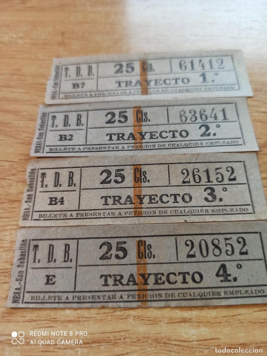 Collezionismo Biglietti di trasporto: 4 billetes transportes Barcelona