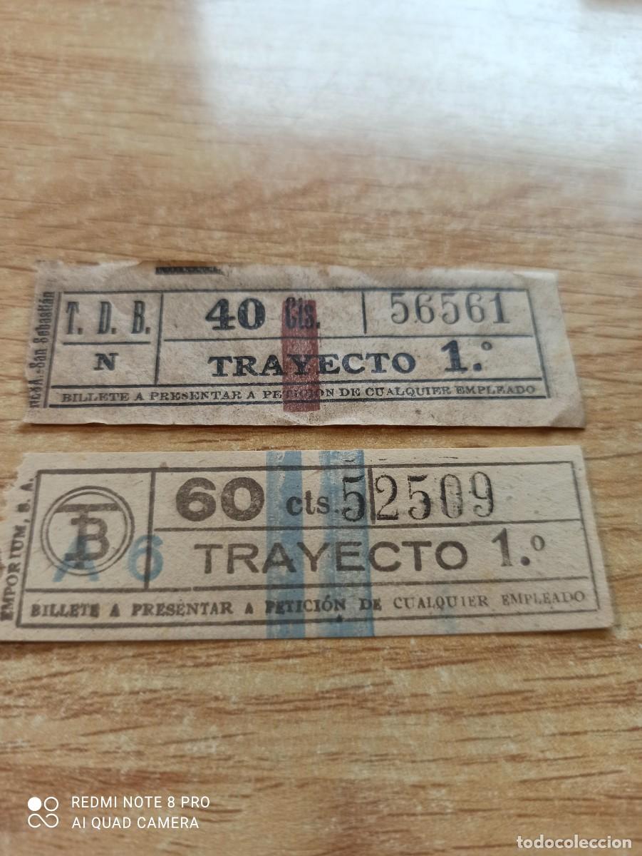 Colecionismos Bilhetes de Transporte: Tranvias Barcelona. 40-60 cts