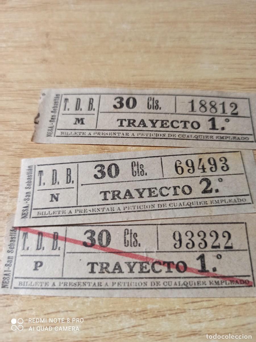 Collectionnisme Billets de transport: 3 billetes transportes Barcelona