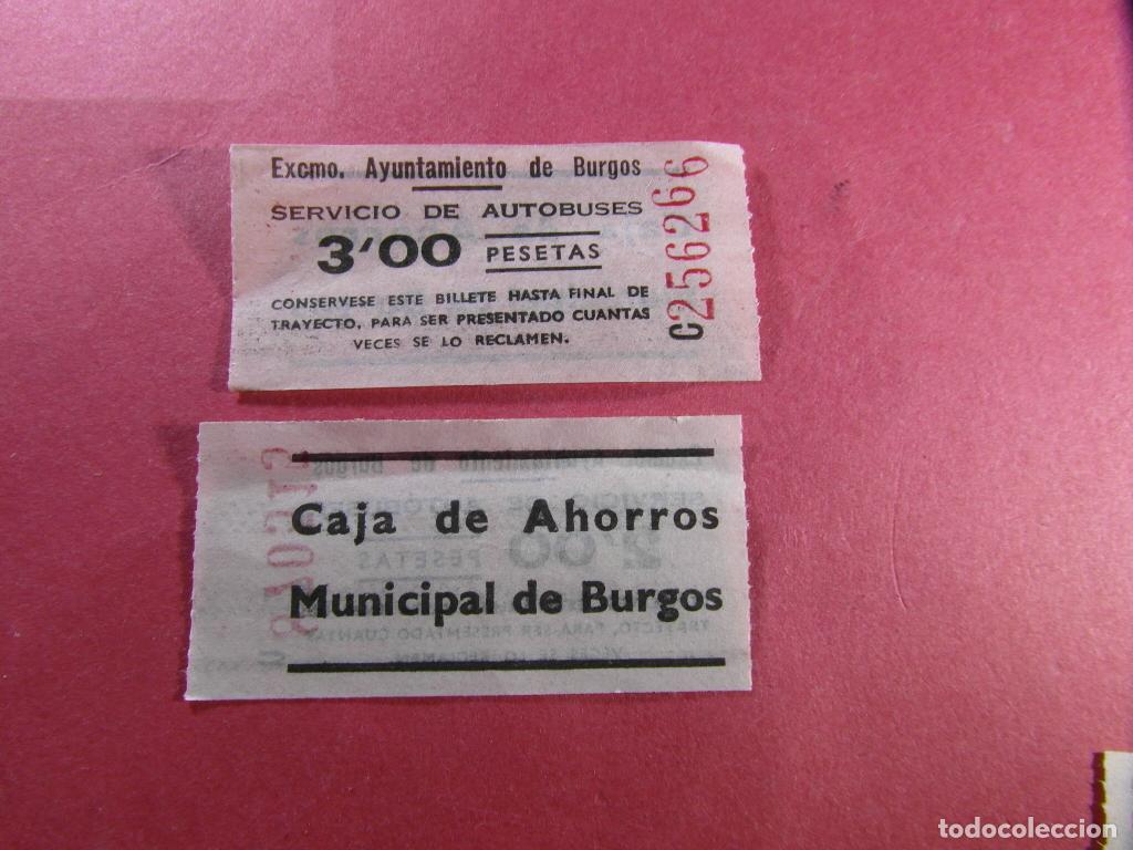 Coleccionismo billetes de transporte: SERVICIO AUTOBUSES EXCMO. AYUNTAMIENTO DE BURGOS - BILLETE 3 PESETAS
