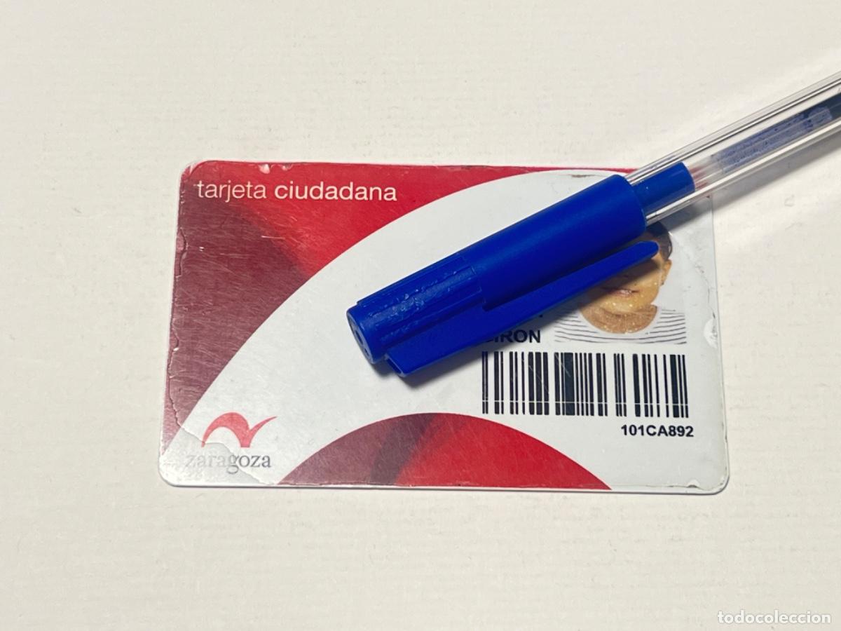 Coleccionismo billetes de transporte: Tarjeta Ciudadana Carnet TRANSPORTE ZARAGOZA BUS TRANV&Iacute;A para colecci&oacute;n
