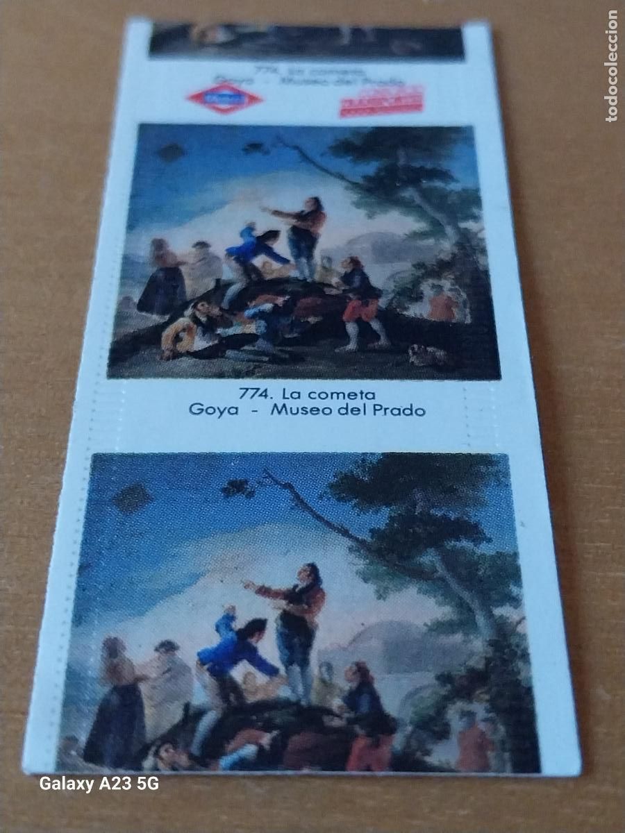 Coleccionismo billetes de transporte: METRO BILLETE SENCILLO SERIE GOYA 30 OCT 1989 774 LA COMETA ORIGINAL CIRCULADA