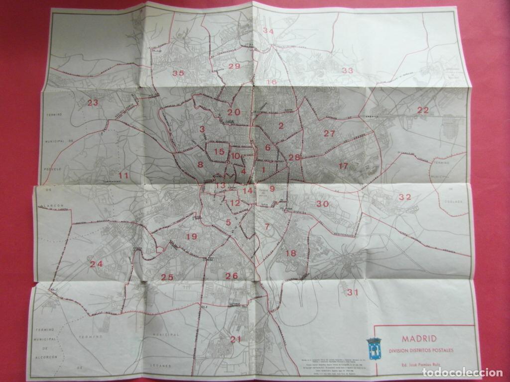 Coleccionismo billetes de transporte: PLANO DE MADRID EN PLANO DESPLEGABLE 1982 - VER FOTOS
