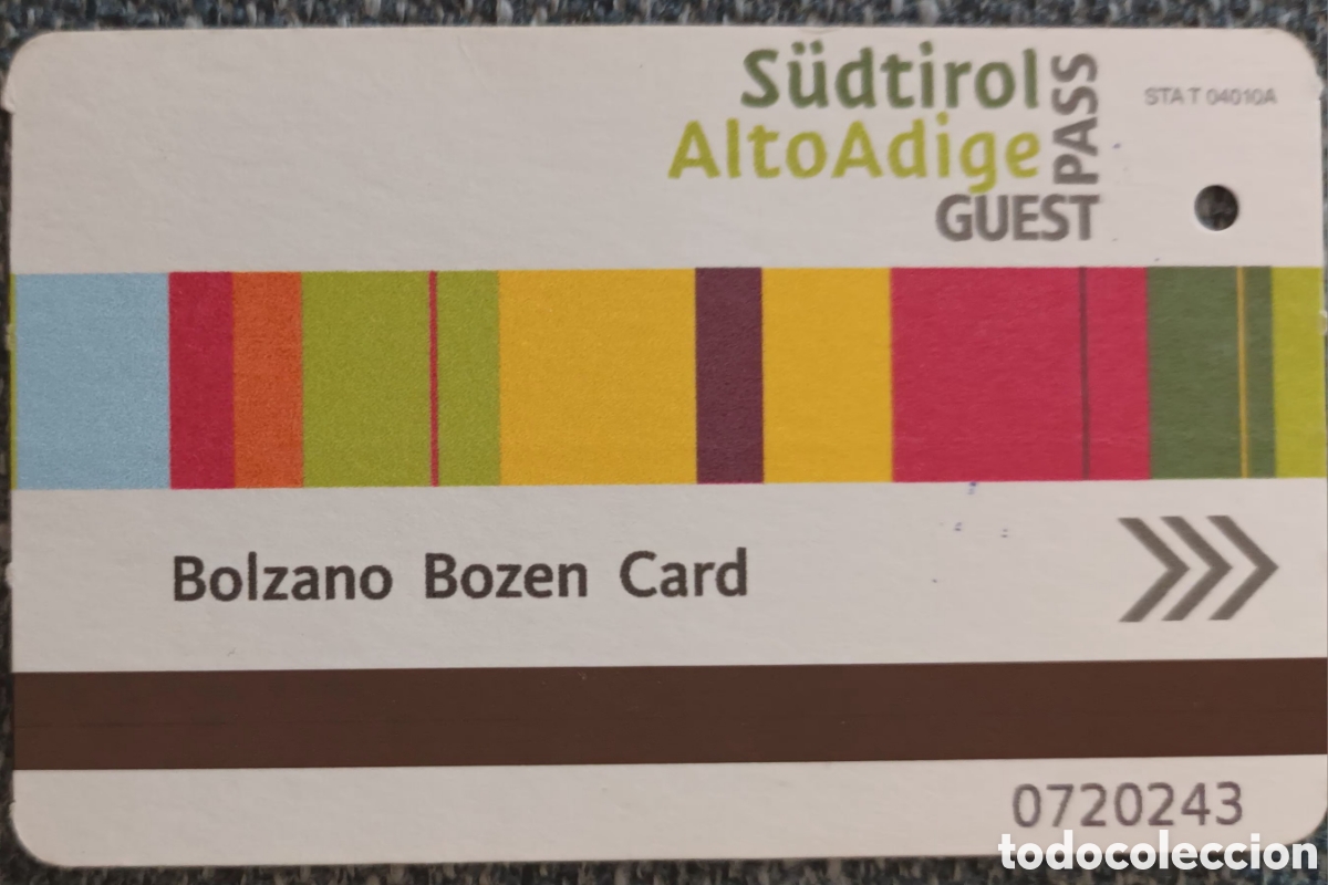 Coleccionismo billetes de transporte: BILLETE DE DE TRANSPORTE DE BOLZANO