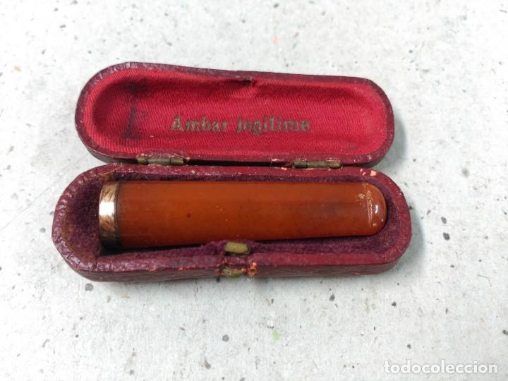 Boquillas de colecci&oacute;n: BOQUILLA DE AMBAR EN CAJA ORIGINAL - Foto 1