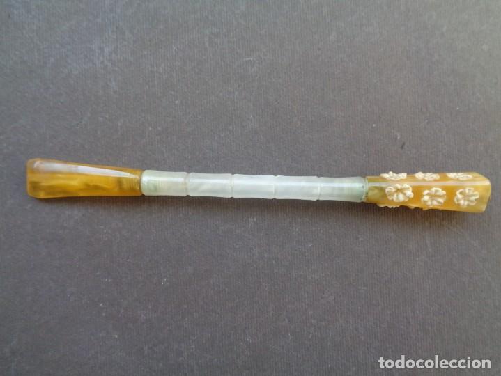 Boquillas de colecci&oacute;n: BOQUILLA DE SE&Ntilde;ORA EN SIMIL NACAR - Foto 2