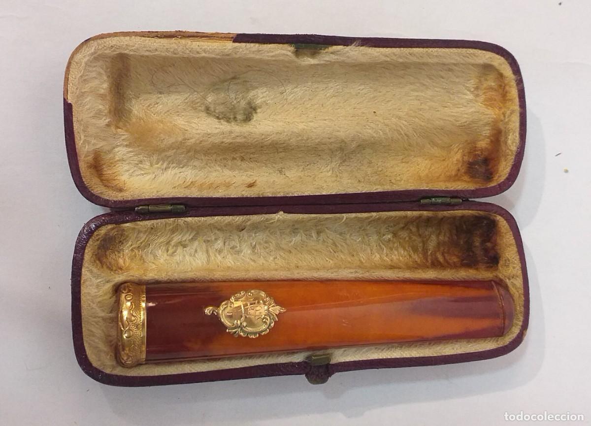 Boquillas de colecci&oacute;n: Pipa para puro con estuche - Foto 1