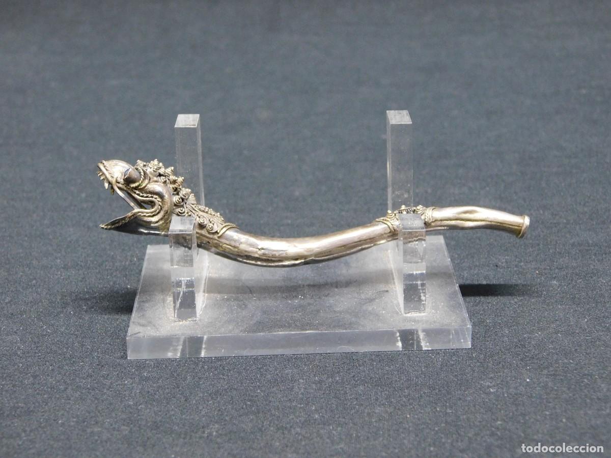 Boquillas de colecci&oacute;n: BOQUILLA DE PLATA - SERPIENTE - Foto 1