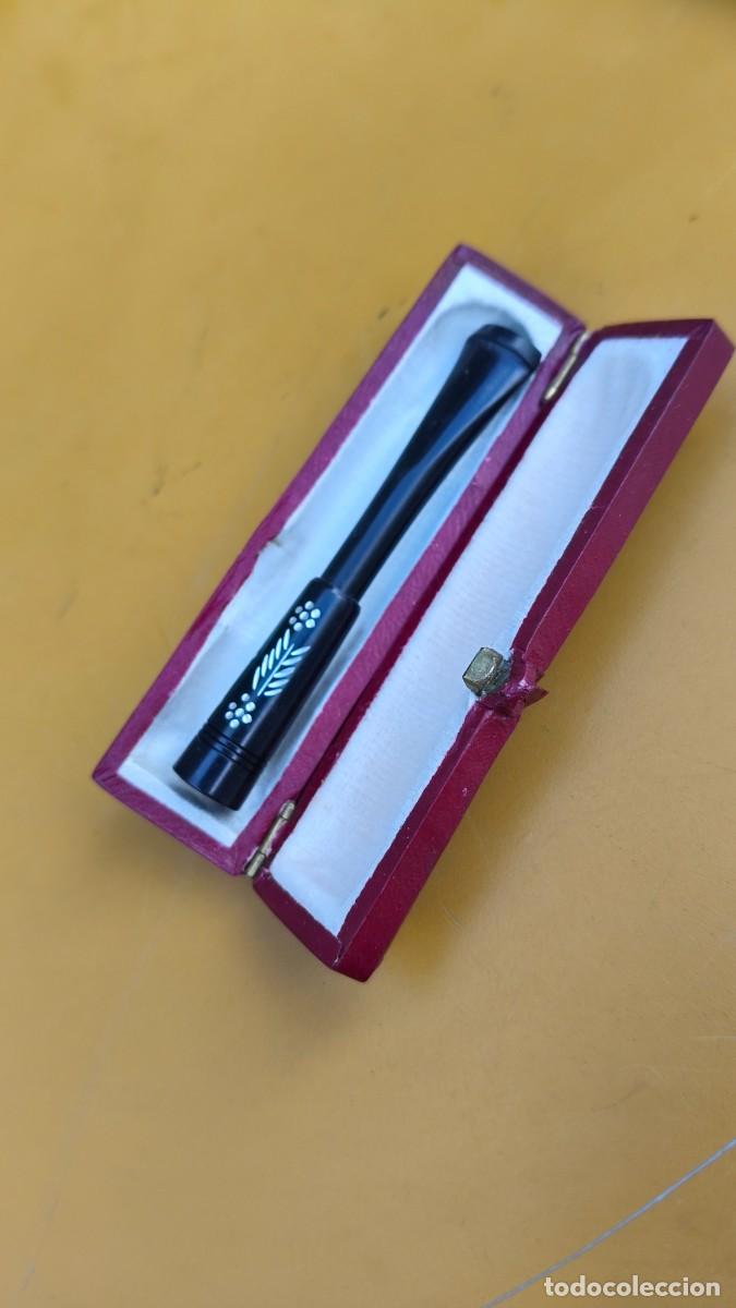 Boquillas de colecci&oacute;n: Porte cigarette dans son ecrin 1940 v&eacute;ritable - Foto 2