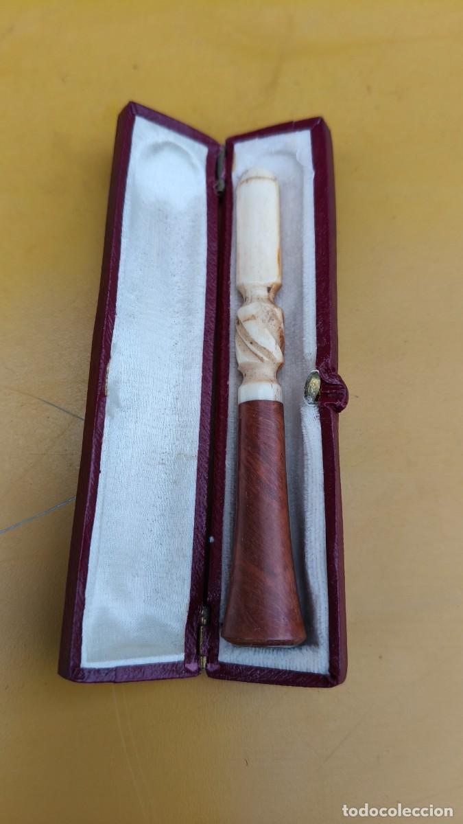 Boquillas de colecci&oacute;n: Porte cigarette dans son ecrin 1940 v&eacute;ritable - Foto 1