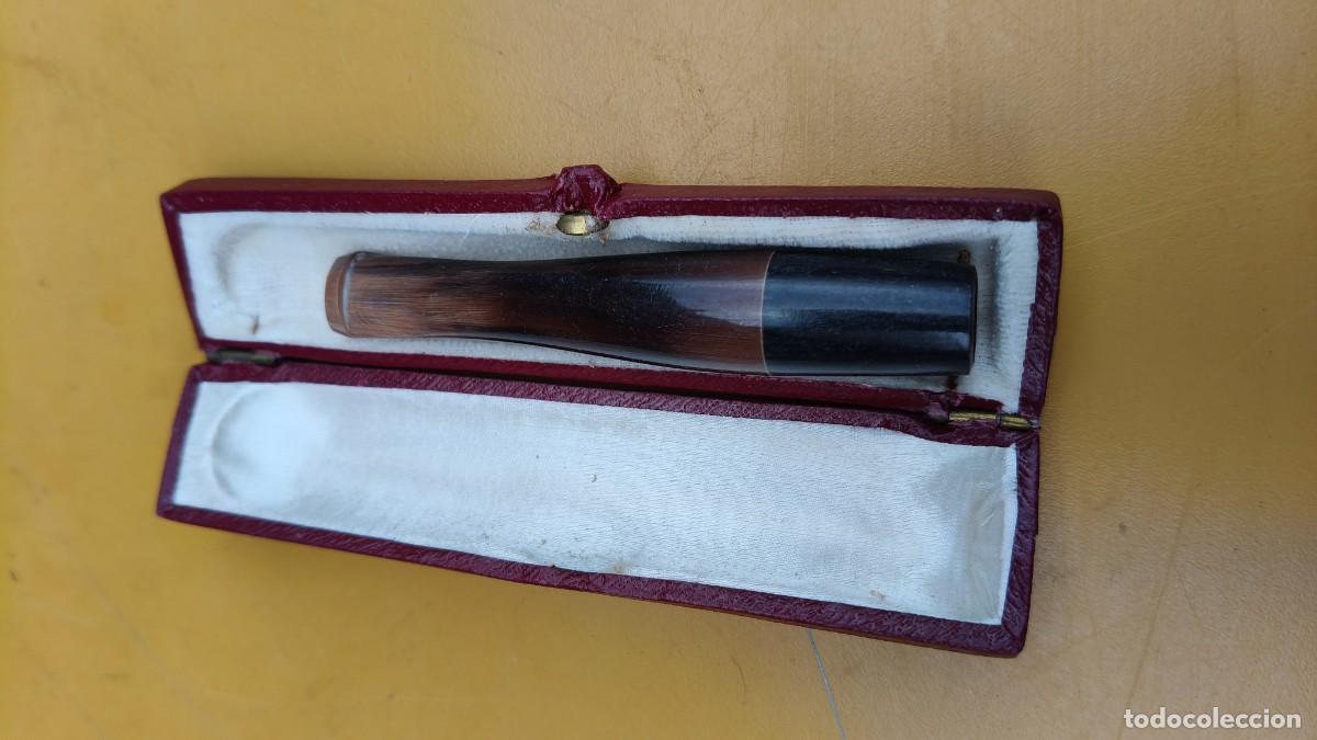 Boquillas de colecci&oacute;n: Porte cigarette dans son ecrin 1940 v&eacute;ritable - Foto 3