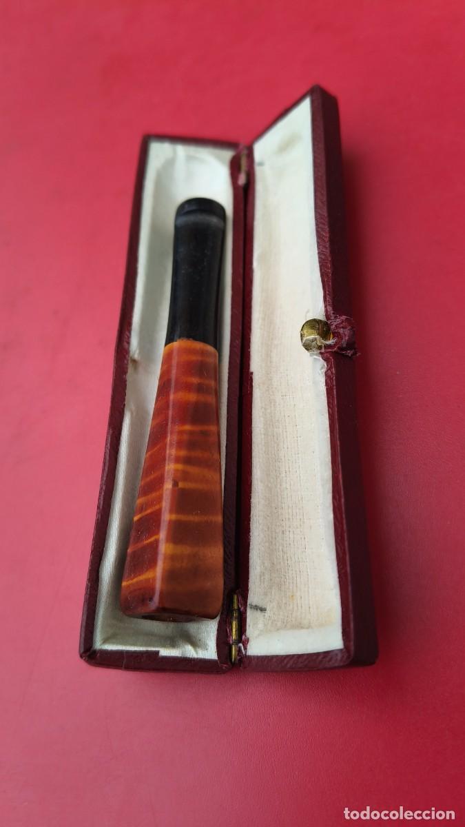 Boquillas de colecci&oacute;n: Porte cigarette dans son ecrin 1940 v&eacute;ritable - Foto 1