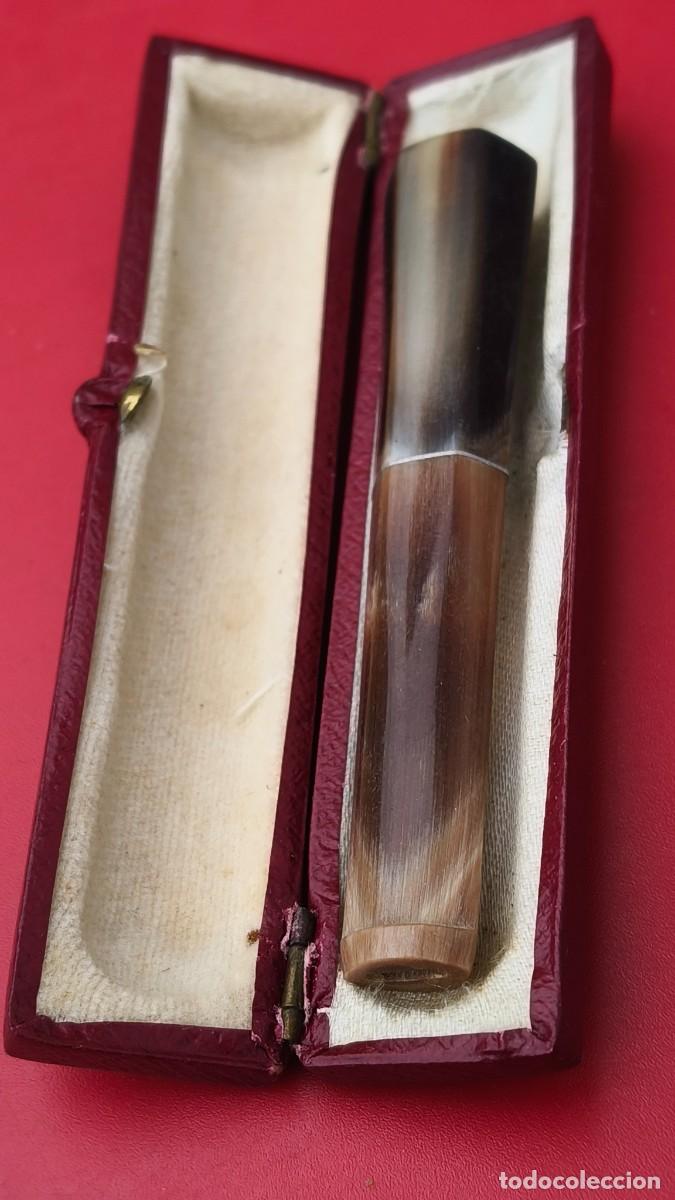 Boquillas de colecci&oacute;n: Porte cigarette dans son ecrin 1940 v&eacute;ritable - Foto 2