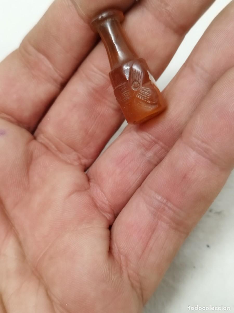 Boquillas de colecci&oacute;n: Antigua boquilla para fumar cigarros, cigarrillos. De cristal.