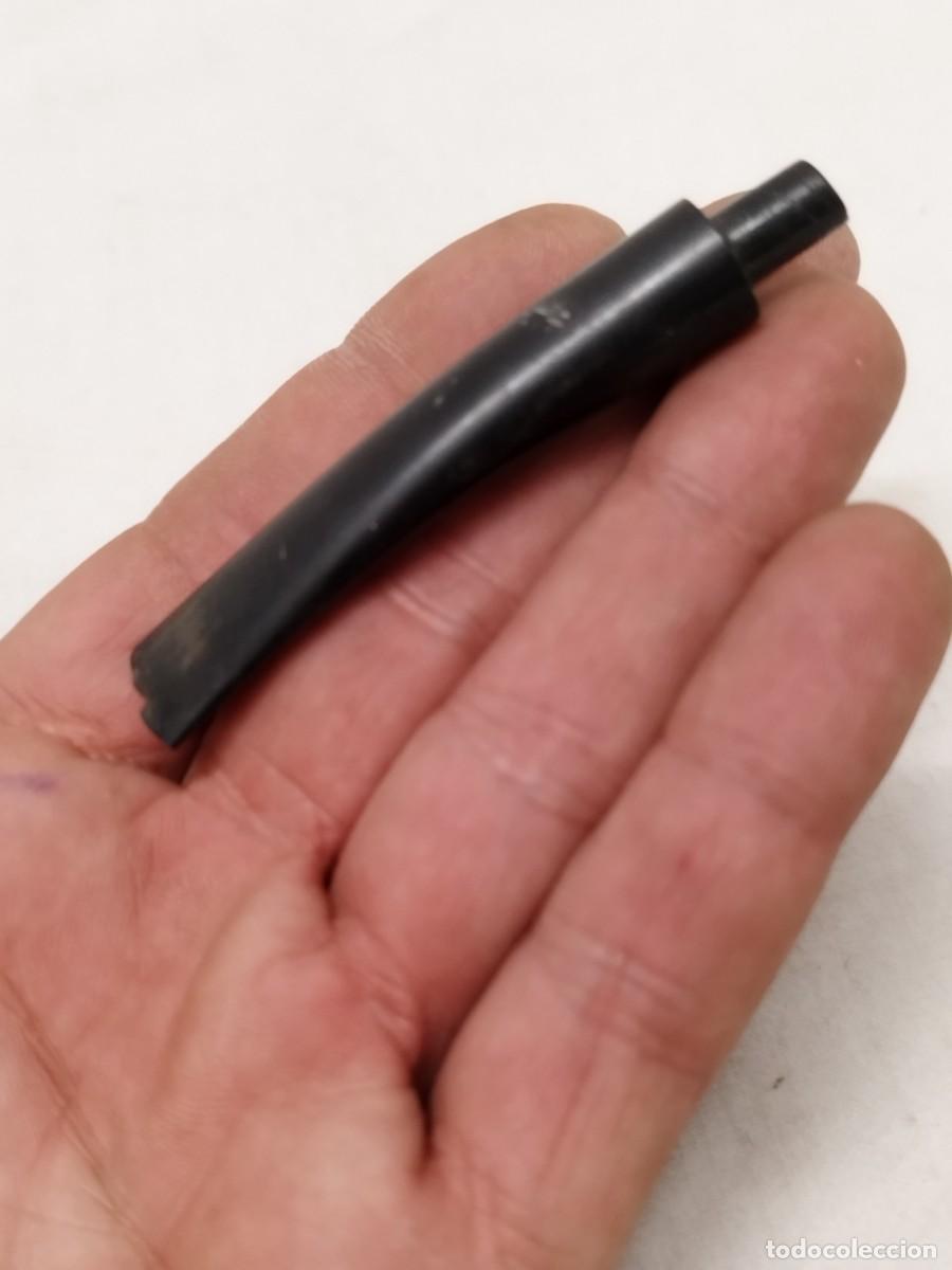 Boquillas de colecci&oacute;n: Antigua boquilla de pipa de fumar tabaco o filtro de cigarrillos.