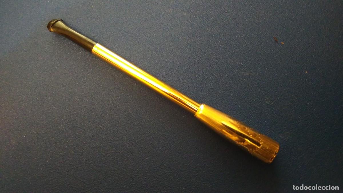 Boquillas de colecci&oacute;n: BOQUILLA PARA CIGARRILLOS DORADA DE LOS A&Ntilde;OS 70