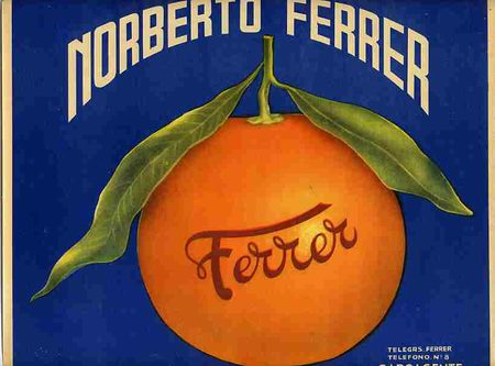 Coleccionismo de carteles: CARTEL ITO NARANJAS FERRER
