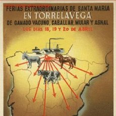 Coleccionismo de carteles: CARTEL ITO Nº 29 FERIA DE TORRELAVEGA SANTANDER. Lote 366191261
