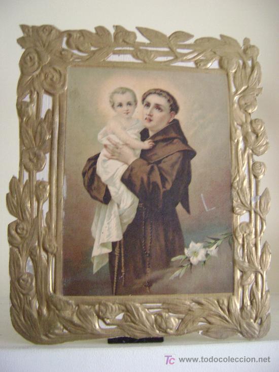 Coleccionismo de carteles: SANTO FRANCISCANO CON EL NI&Ntilde;O JESUS