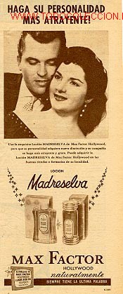 Poster collecting: ANUNCIO PUBLICITARIO * LOCION MADRESELVA * A&Ntilde;OS 50