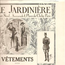 Coleccionismo de carteles: BELLE JARDINIERE: 2 RUE DU PONT NEUF 1917. Lote 11375831