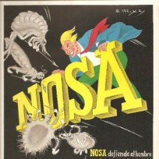 Collezionismo di affissi: PUBLICIDAD NOSA - LABORATORIOS SOKATARG – E. FREIXAS - AÑOS 30. Lote 269623203