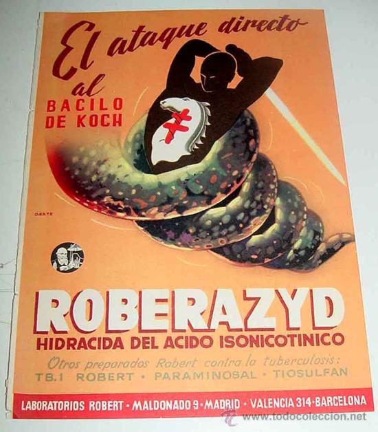 Collectionnisme d'affiches: ANTIGUA HOJA CON PUBLICIDAD DE FARMACIA - PUBLICIDAD DE ROBERAZYD POR UN LADO Y POR EL REVERSO RUBRO
