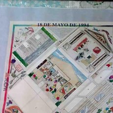 Coleccionismo de carteles: 18 DE MAYO DE 1994. DIA INTERNACIONAL DEL MUSEO. ICOM ESPAÑOL. 510X510 MM.. Lote 17105395