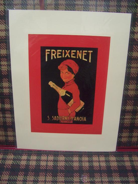 Coleccionismo de carteles: PUBLICIDAD FREIXENET - REPRODUCCI&Oacute;N A&Ntilde;OS 70 - 32,5 X 25