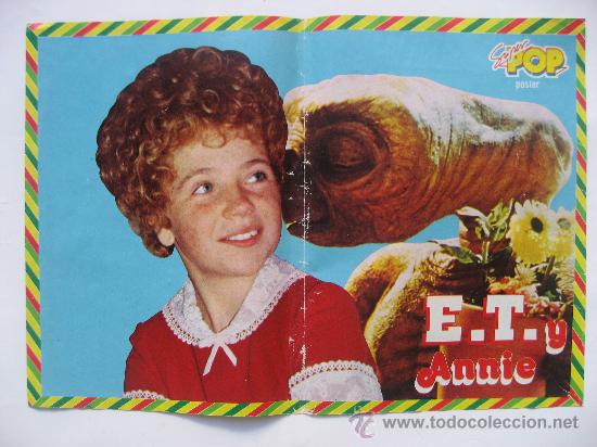 Coleccionismo de carteles: SUPER POP,POSTER DE E.T.Y ANNIE. - Foto 1