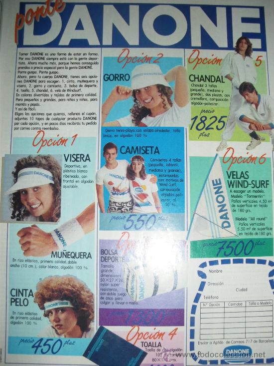 Coleccionismo de carteles: PONTE DANONE. PUBLICIDAD. - Foto 1