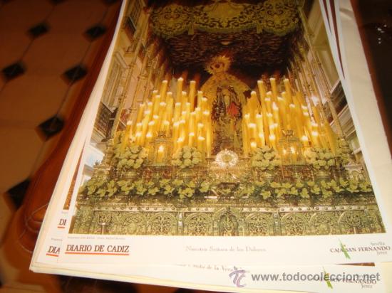 Coleccionismo de carteles: virgen nuestra se&ntilde;ora de los dolores
