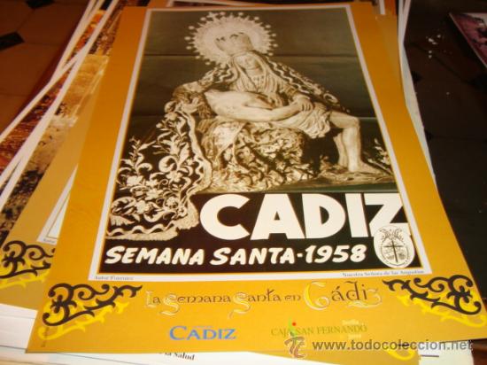 Coleccionismo de carteles: semana santa 1958 - Foto 1