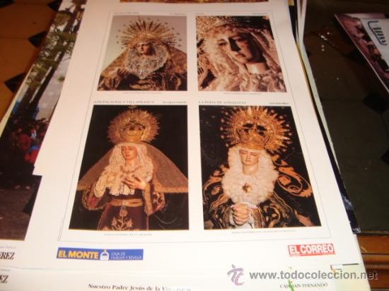 Coleccionismo de carteles: virgenes , virgen de las angustias, amargura, soledad, dolores coronada