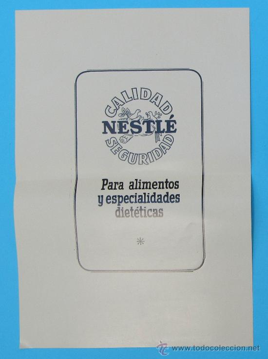 Sammeln von Plakaten: MUESTRA DE DISE&Ntilde;O PUBLICITARIO. NESTL&Eacute;. A&Ntilde;OS 60