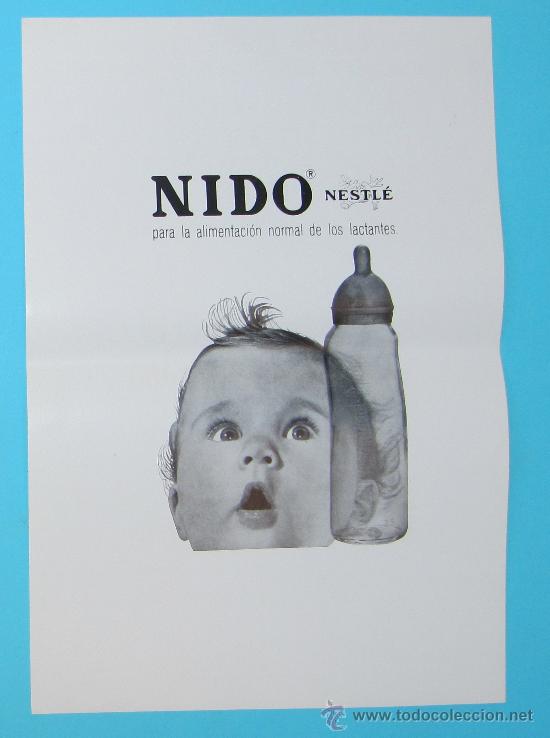 Poster collecting: MUESTRA DE DISE&Ntilde;O PUBLICITARIO. NIDO. NESTL&Eacute;. A&Ntilde;OS 60.