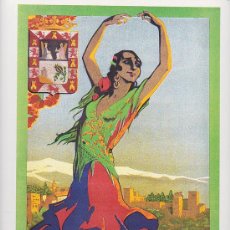 Coleccionismo de carteles: GRANADA. FIESTAS DEL SANTISIMO CORPUS CHRISTI Y FERIA REAL 1928 CART-013. Lote 402392459