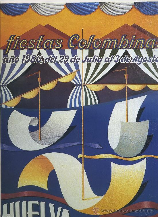 Coleccionismo de carteles: HUELVA. FIESTAS COLOMBINAS 1986 CART-031